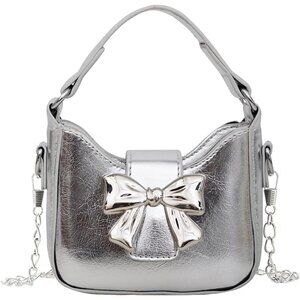 Adorable Crossbody Handbag for Kids - Detachable Strap & Fashionable Bow